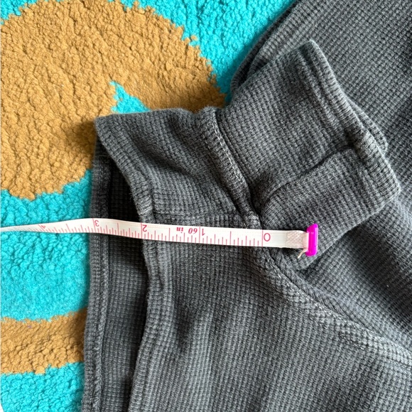 Brandy Melville John Galt Light Faded Navy Thermal Shorts OS (one size) - Picture 8 of 8